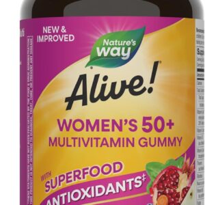 Nature's Way Alive! Women’s 50+ Daily Gummy Multivitamins, Supports Multiple Body Systems*