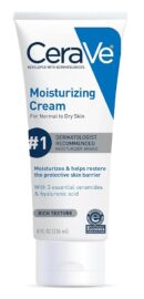 CeraVe Moisturizing Cream, Body and Face Moisturizer for Dry Skin