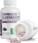 Bronson Sambucus Elderberry with Zinc & Vitamin C Triple Immune Support Complex Immune & Antioxidant Protection