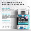 SimplyVital Collagen, Retinol & Hyaluronic Acid Cream - Anti-Aging Face Moisturizer for Face