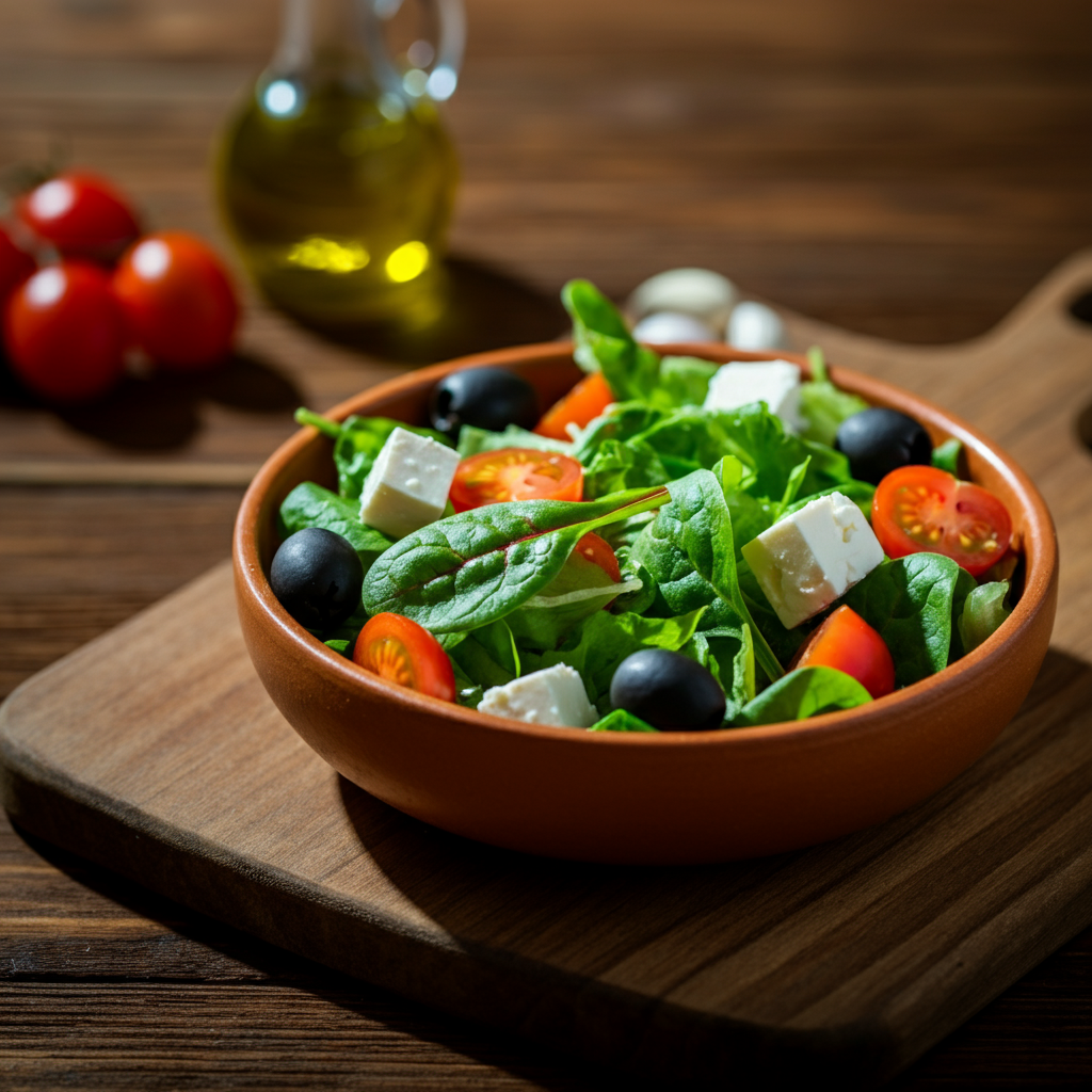 A colorful plate of fresh fruits and vegetables for a heart-healthy diet