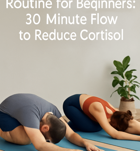 "Morning Yoga Routine for Beginners: 30-Minute Flow to Reduce Cortisol