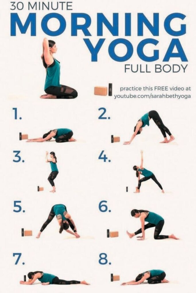 "Beginner-friendly yoga routine to reduce cortisol and improve flexibility."
